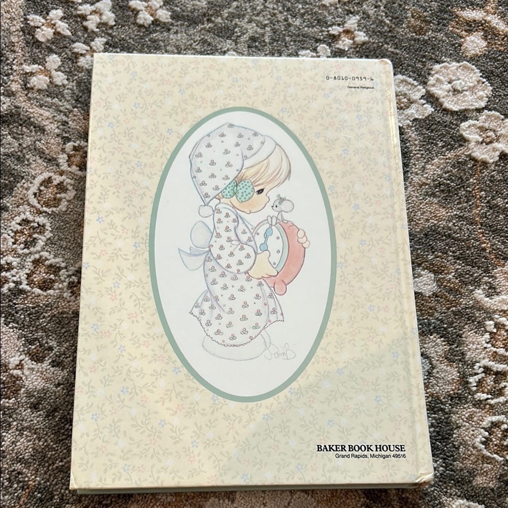 Precious Moments Storybook Set - Cream and Blue vintage from 1988 - Picture 12 of 12